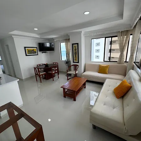Apartamento En Bocagrande Con Vista Lateral Al Mar Icdi